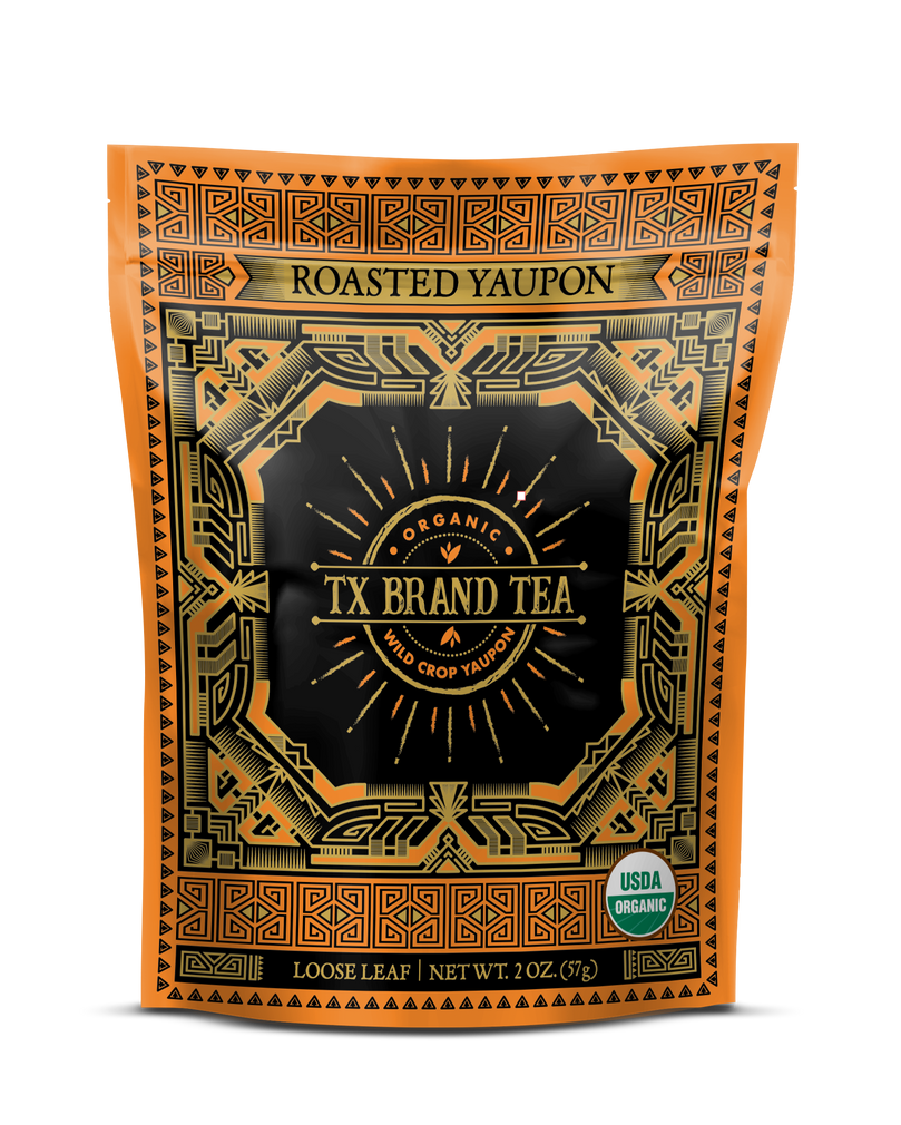 Organic Roasted Yaupon Tea, 2oz Loose Leaf Tea