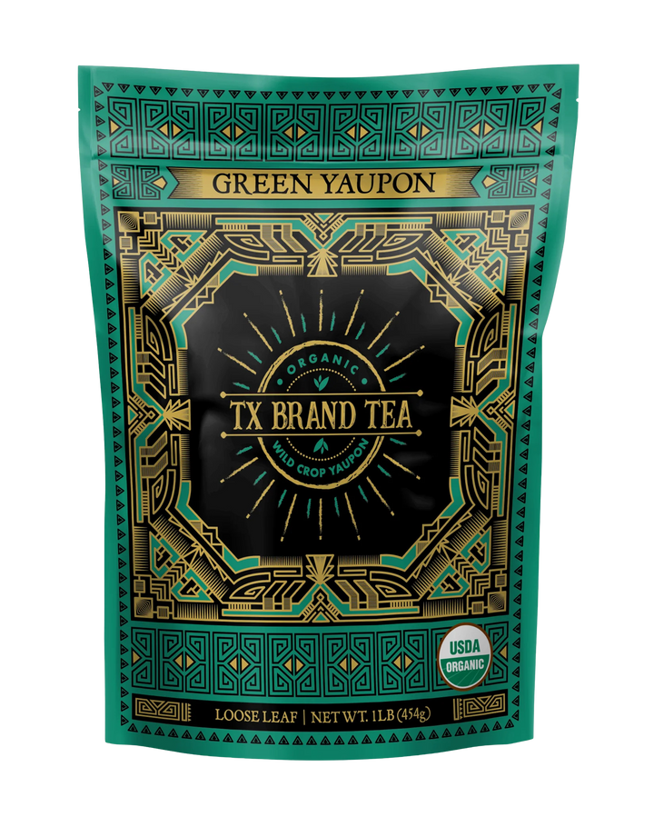 Organic Green Yaupon Tea,  1 lb Loose Leaf Tea