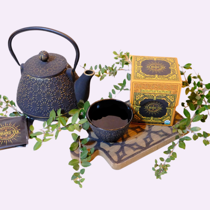 Organic Roasted Yaupon Tea, 16 Tea Bags
