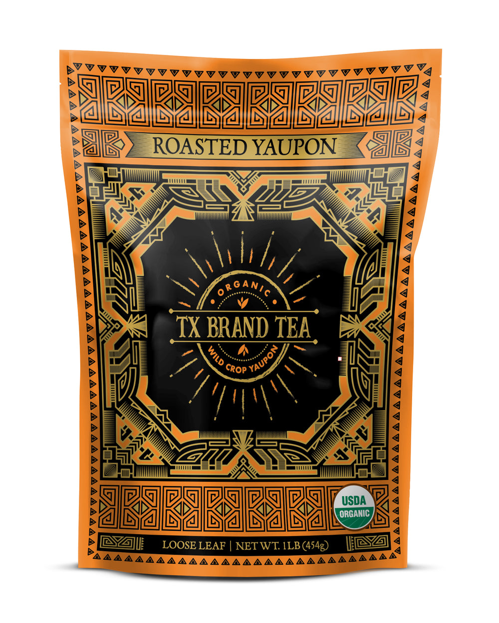 Organic Roasted Yaupon Tea, 1 lb Loose Leaf Tea