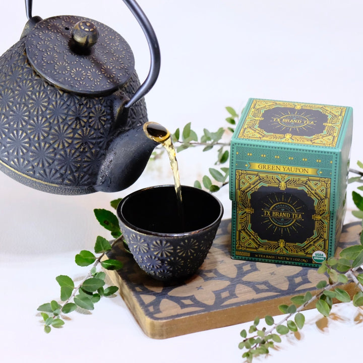 Organic Green Yaupon Tea, 16 Tea Bag