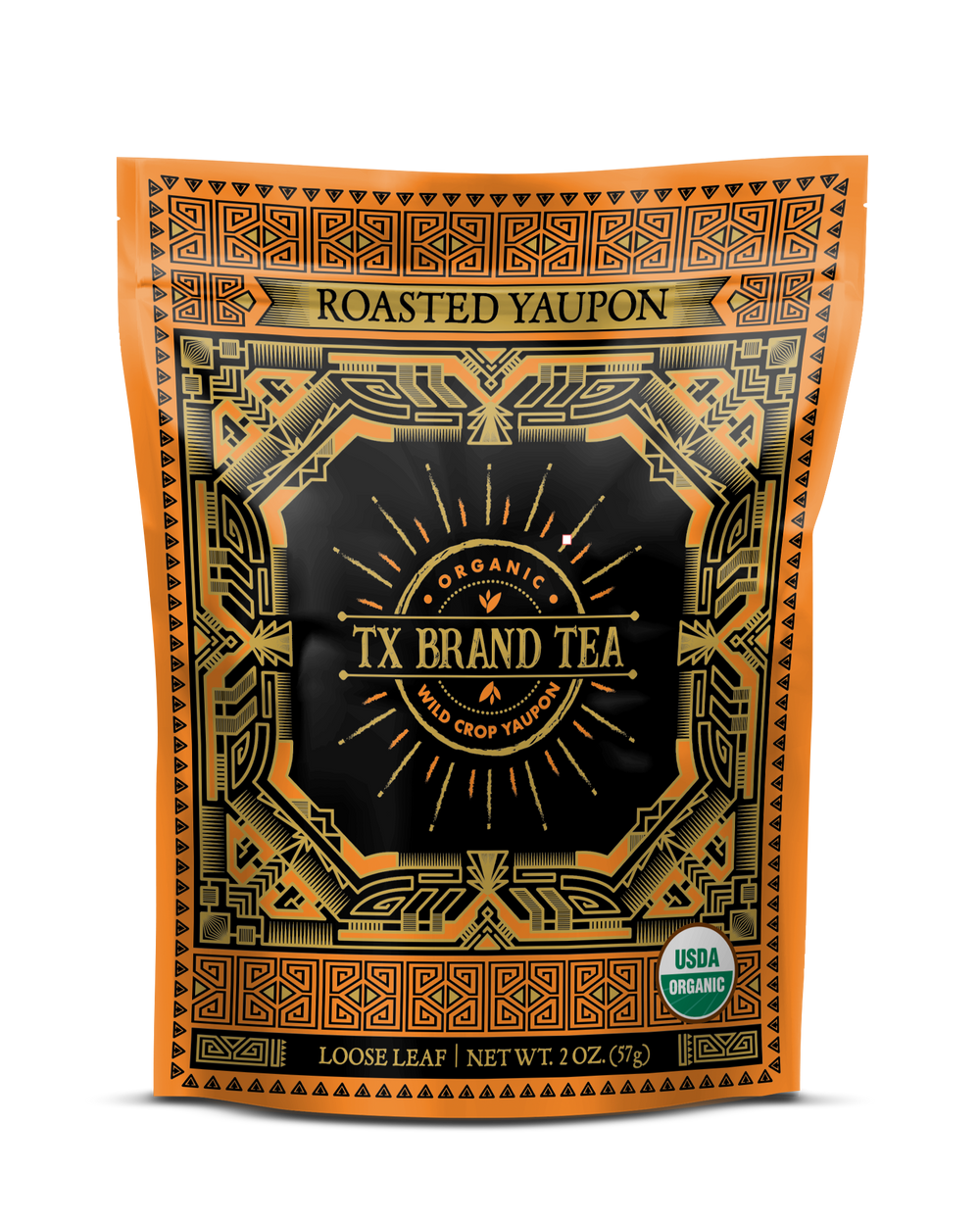 Organic Roasted Yaupon Tea, 2oz Loose Leaf Tea