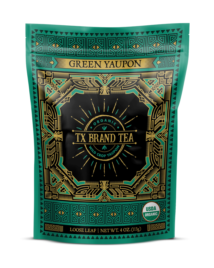 Organic Green Yaupon Tea, 4oz Loose Leaf Tea